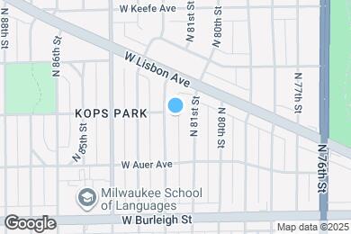 Map image of the property - 3278 N 82nd St