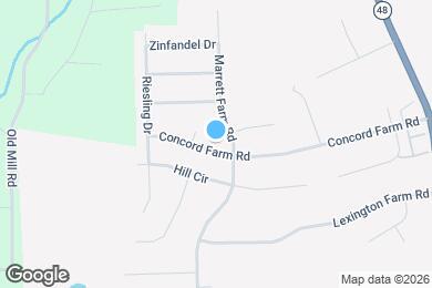 Map image of the property - 160 Concord Farm Rd