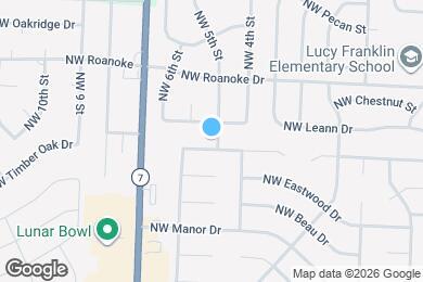 Map image of the property - 513 NW Chateau Dr