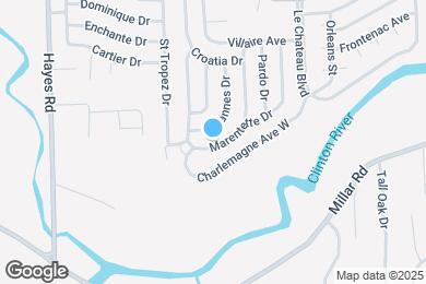 Map image of the property - 15835 Marentette Dr