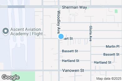 Map image of the property - 6940 Woodley Ave