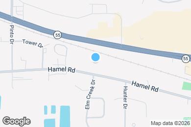 Map image of the property - Hamel Road Apartments