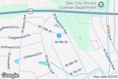 Map image of the property - 430 W 9th St