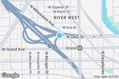 Map image of the property - 909 W Ohio St