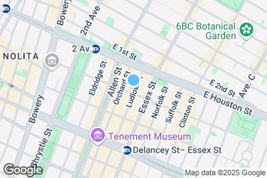 Map image of the property - 163 Ludlow St