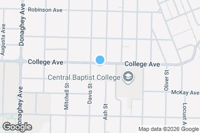 Map image of the property - 1711 College Ave
