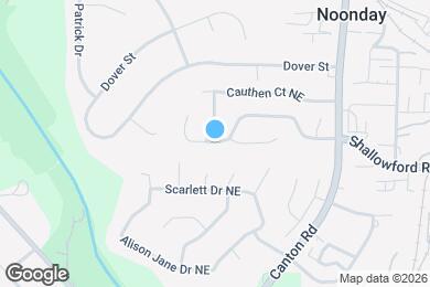 Map image of the property - 876 Highland Terrace NE