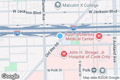 Map image of the property - 1912 W Ogden Ave