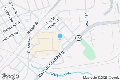 Map image of the property - 907 Cedar St