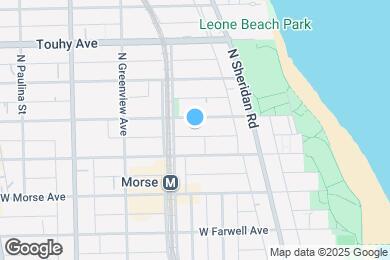 Map image of the property - 1365 W Greenleaf Ave