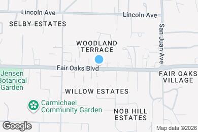 Map image of the property - 8821 Fair Oaks Blvd