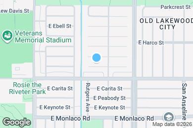 Map image of the property - 5331 E Brittain St