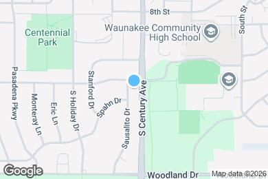 Map image of the property - 1004 Sausalito Dr