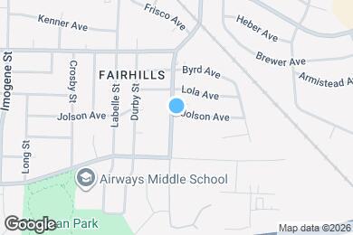 Map image of the property - 2314 Pendleton St