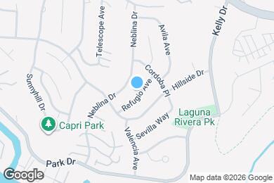 Map image of the property - 4816 Refugio Ave