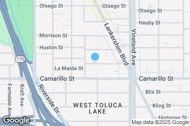 Map image of the property - 11153 1/2 La Maida St