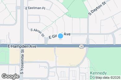 Map image of the property - 9444 E Girard Ave