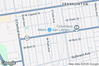 Map image of the property - 160 west Park Ave.