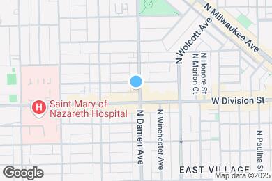 Map image of the property - 1214 N Damen Ave