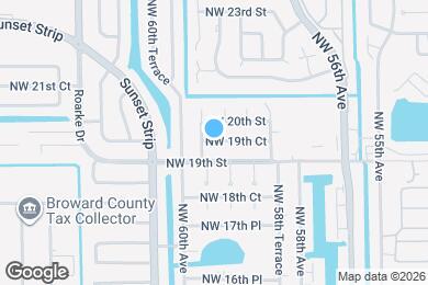 Map image of the property - 5972 NW 19th St