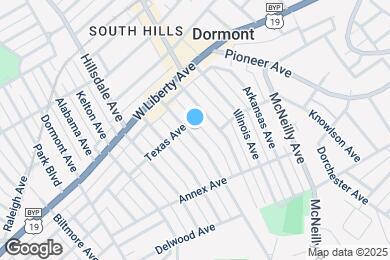 Map image of the property - 1266 Mississippi Ave