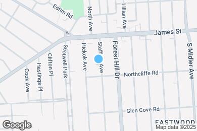 Map image of the property - 160 Stafford Ave