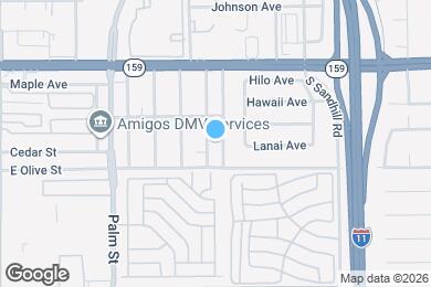 Map image of the property - 1341 Oahu St