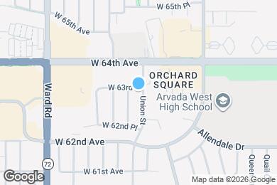 Map image of the property - 12020 W 63rd Pl
