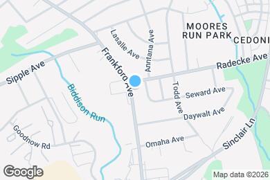 Map image of the property - 5000 Frankford Ave