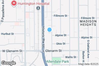 Map image of the property - 911 S Marengo Ave