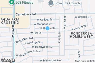 Map image of the property - 7970 W Elm St