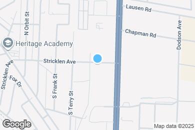 Map image of the property - 116 Stricklen Ave