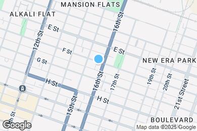 Map image of the property - 1524 F St