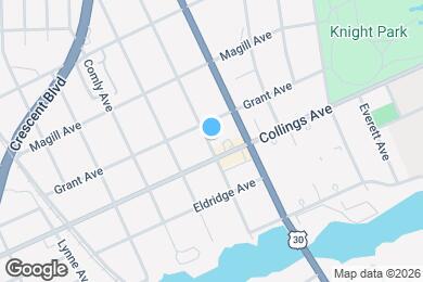 Map image of the property - 624 Grant Ave