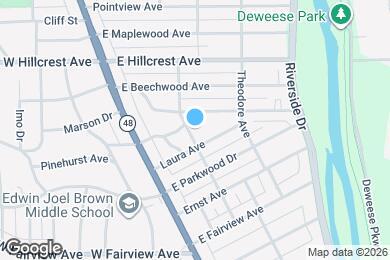 Map image of the property - 2616 Newport Ave