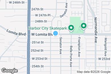 Map image of the property - 1522 Lomita Blvd