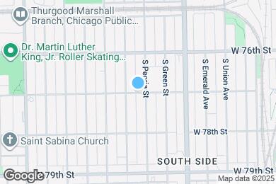 Map image of the property - 910 W 77th St