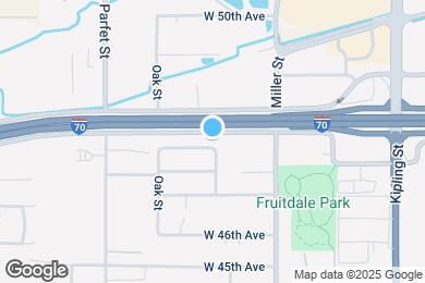 Map image of the property - 10609 W 48th Ave