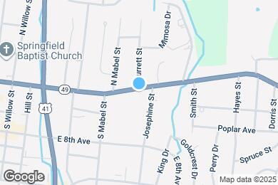 Map image of the property - 615 5th Ave E