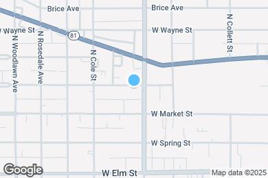 Map image of the property - 1117 W High St