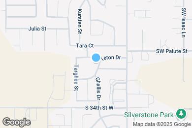 Map image of the property - 620 Teton Dr