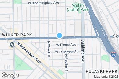 Map image of the property - 1723 W North Ave