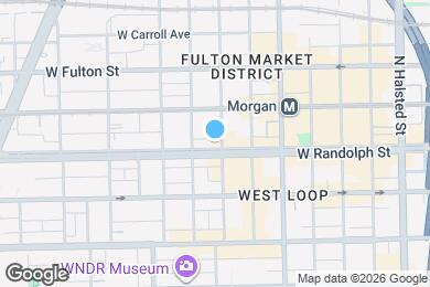 Map image of the property - 1100 W Randolph St