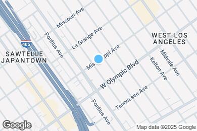 Map image of the property - 2106 S Bentley Ave