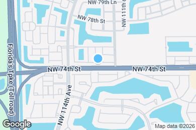 Map image of the property - 11260 NW 74th Terrace