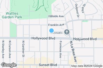 Map image of the property - Vantage Hollywood