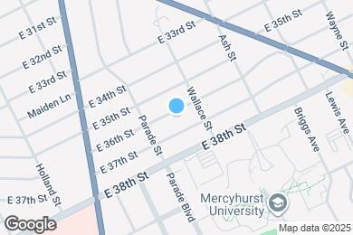 Map image of the property - 435 E 36th St