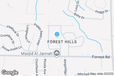 Map image of the property - 3040 Foresthill Dr