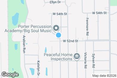 Map image of the property - 3438 W 52nd St
