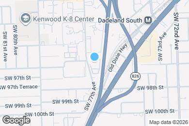 Map image of the property - 9611 SW 77th Ave